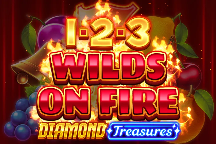 プレイ 1-2-3 Wilds on Fire Diamond Treasures